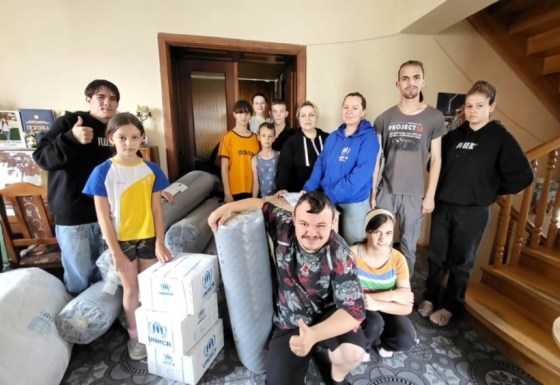 Дитячому будинку сімейного типу Олени Мехедько з Великоновосілківської громади надали благодійну допомогу