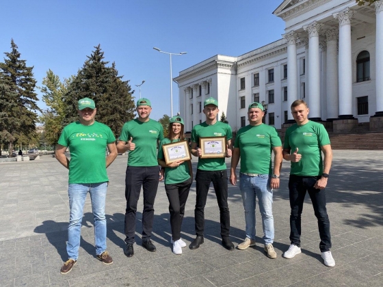 В книгу рекордов Украины внесли карту, которую нарисовали в Краматорске