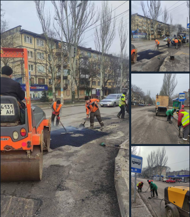 У Краматорську виконують аварійний ремонт доріг