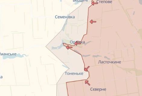 На Донеччині росіян вибили з Орлівки