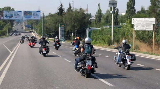 31 город, 3500 километров: в Краматорск заехали участники масштабного “Мотопробега единства” 