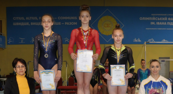 Анастасія Зубкова з Краматорська виборола повний комплект медалей на чемпіонаті України зі спортивної гімнастики