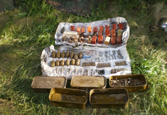схрон боеприпасов