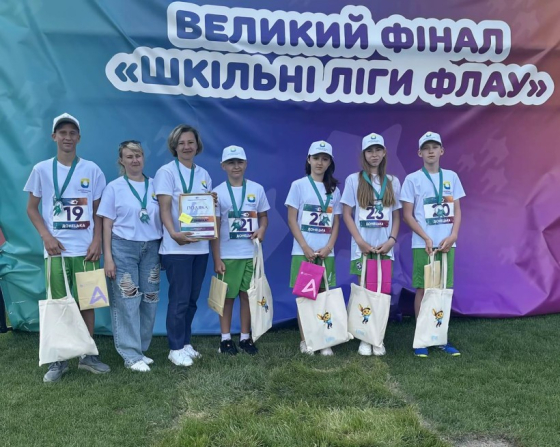 У фіналі всеукраїнських змагань «Пліч-о-пліч» з легкої атлетики Донеччину представили учні з Очеретиного