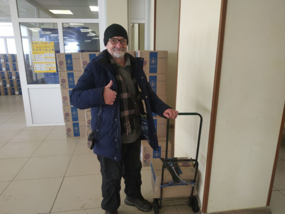 Впродовж першого тижня весни на Донеччині розподілили понад 245 тонн благодійної допомоги