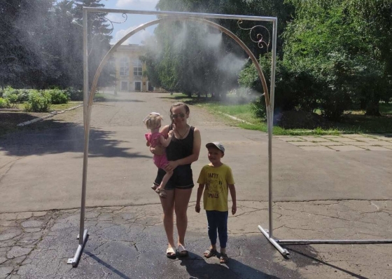 Освежиться под 
