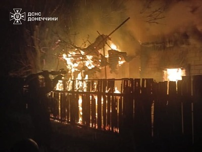 У Краматорському районі під час гасіння пожежі виявлено тіло загиблої людини