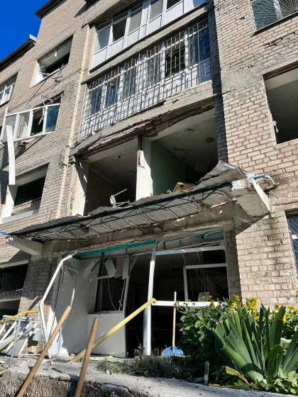 Ракетного удару окупантів по психіатричній лікарні