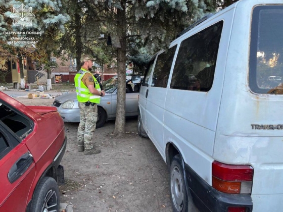 Цими вихідними екіпажі патрульних працювали поблизу двох ринків у Краматорську
