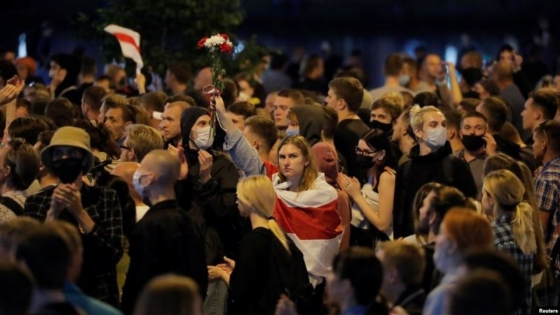 В Беларуси продолжаются протесты. Снова начались задержания 