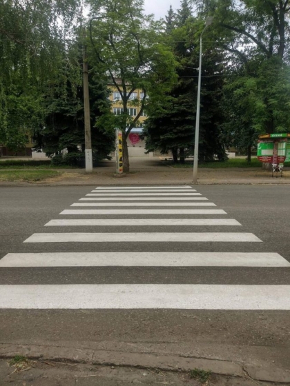 У Краматорську продовжується нанесення дорожньої розмітки