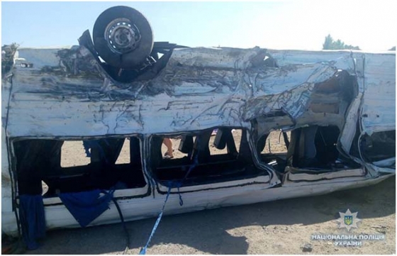 В полиции открыли уголовное дело по факту аварии под Запорожьем