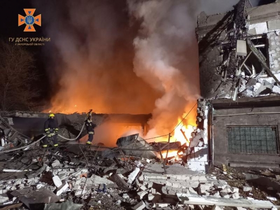 Вночі 31 грудня у Запоріжжі пролунали звуки вибухів