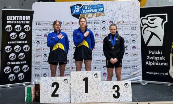 Краматорська скелелазка Ксенія Горєлова здобула срібну медаль в І етапі Кубку Європи
