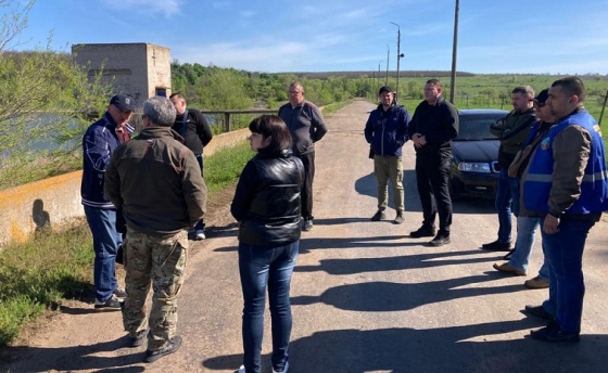 Наприкінці весни відбулось обстеження гідротехнічних споруд водних об’єктів Краматорського району
