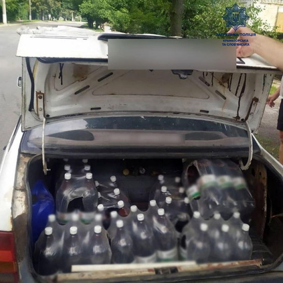 У Краматорську поліція відловлює «бутлегерів»