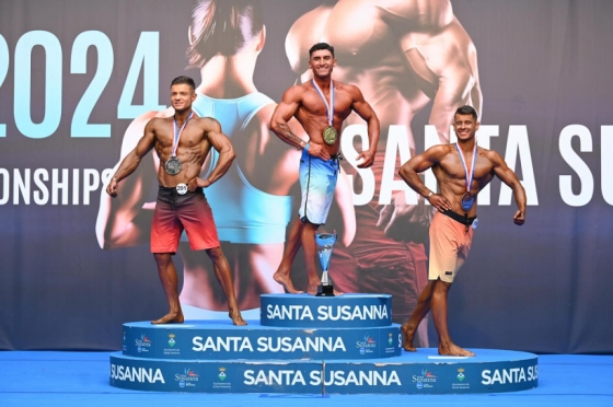 Бодібілдер Донеччини Андрій Грона – срібний призер чемпіонату Європи серед юніорів