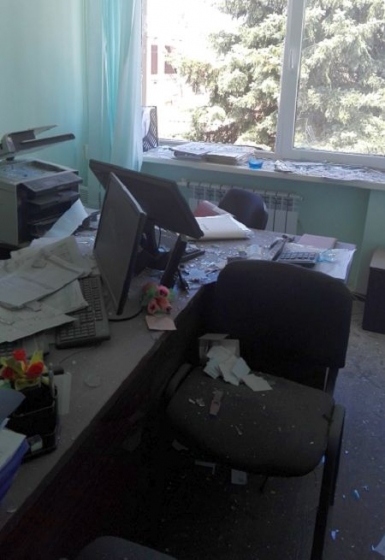 Сотрудницу &quot;Воды Донбасса&quot; ранило во время обстрела