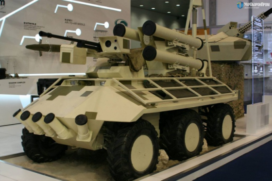 Украинский БТР-беспилотник вошел в топ-5 международной выставки
