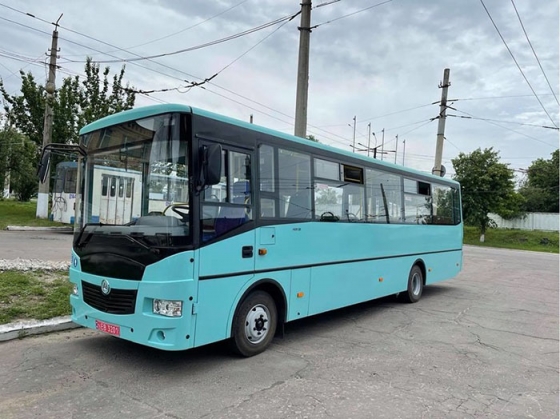 В Краматорск на «пробу» прибыл один автобус «Троянда» производства завода «Эталон»