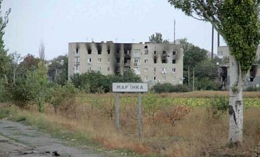 В Марьинке террористы нанесли минометный удар по жилым домам