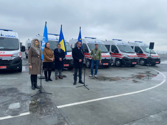 Донеччина отримала автівку швидкої медичної допомоги від Європейського Союзу та Агенства Програма розвитку ООН (ПРООН) в Україні