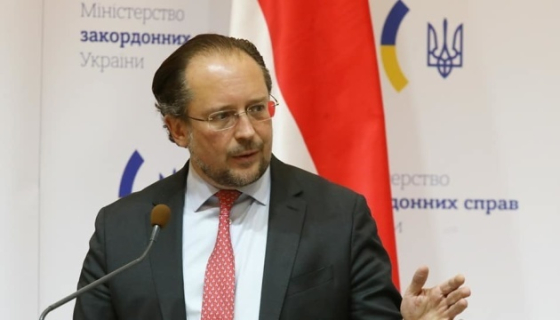 Глава МЗС Австрії Шалленберг назвав неприпустимими та абсурдними заклики до України відмовитися від територій на користь РФ