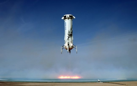 Второй полёт. Корабль BlueOrigin с туристами удачно приземлился