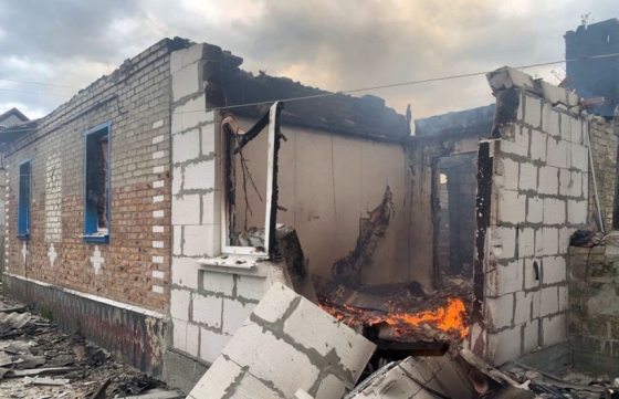 Окупанти обстріляли 13 населених пунктів Донеччини, руйнувань зазнали 46 цивільних об’єктів