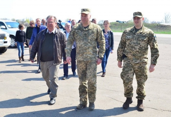 Министр обороны Дании посетил Краматорск 