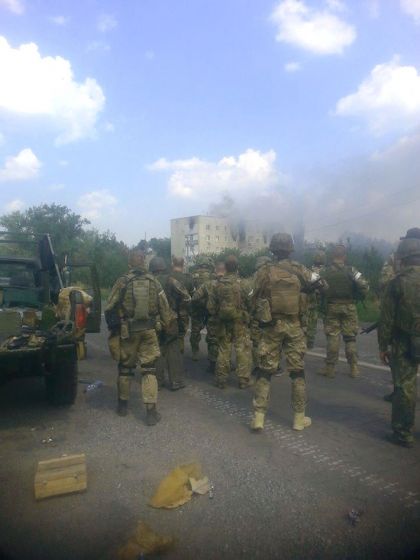 Силы АТО начали &quot;зачистку&quot; Донецка