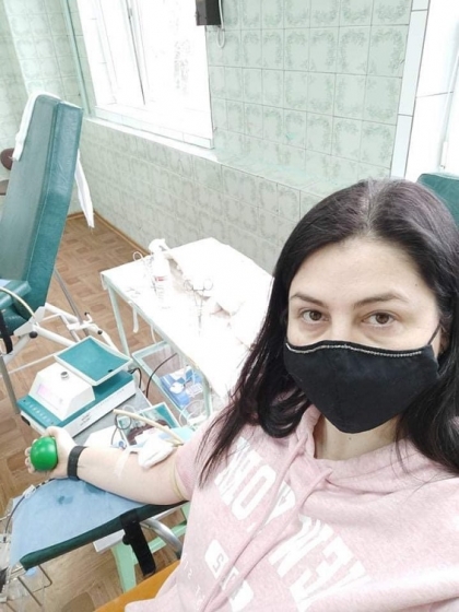 В Краматорске наблюдаются длинные очереди в Центр переливания крови