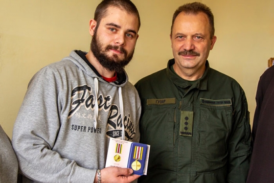 Нацгвардієць з Краматорська отримав нагороду на Закарпатті