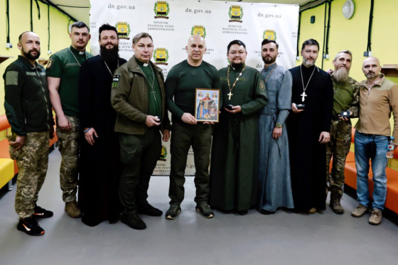Вадим Філашкін зустрівся з військовими капеланами різних конфесій, які несуть службу на Донеччині
