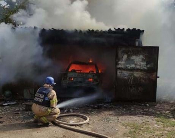 У Краматорському районі внаслідок обстрілу вогнем пожежі знищено 12 га пшениці (фото)
