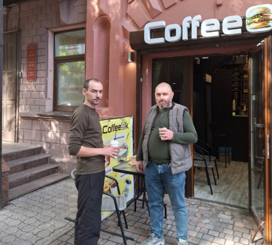 Ветеран з Донеччини відкрив кав’ярню «CoffeeOk» у місті Дніпро