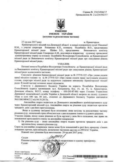 Мэр Краматорска и все работники исполкома остались без премий