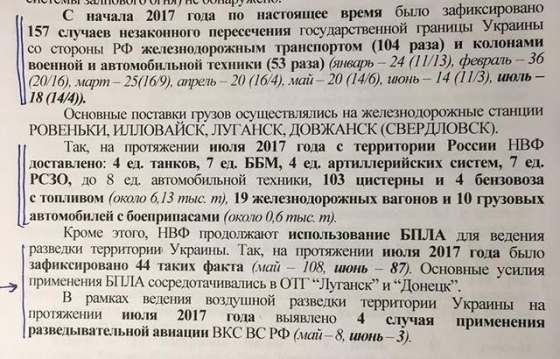 Россия поставила боевикам в июле четыре танка, четыре артсистемы и семь РСЗО, - Марчук 