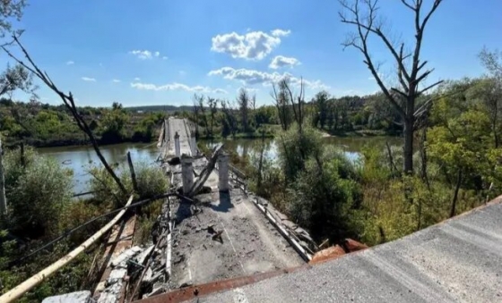 Підірваний міст між Богородичним та Святогірськом планують відновити за 785 млн гривень
