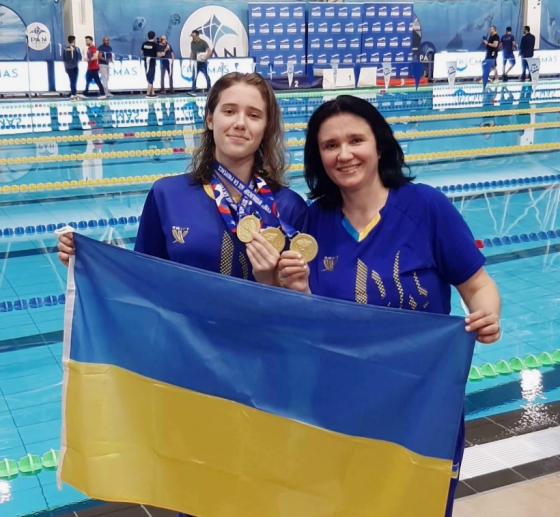Тетяна Пеніна здобула три «золота» на етапі Кубку світу з підводного спорту у Франції