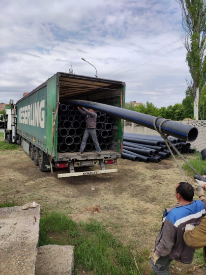 КВП “Краматорський водоканал” продовжує отримувати гуманітарну допомогу від Місії Міжнародного Комітету Червоного Хреста в Україні