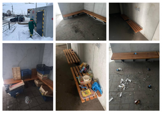 У Краматорську КАТП-052810 продовжує прибирати в укриттях