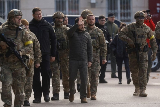 Зеленський приїхав у визволений Херсон