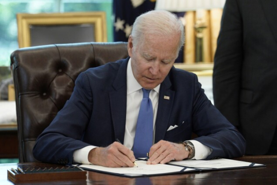 Байден делегував окремі повноваження щодо закону про підтримку України Мінфіну і Держдепу США