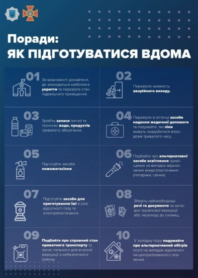 Спасатели подготовили 10 советов на случай экстренных ситуаций