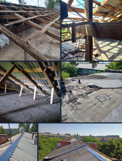 У Краматорську відновлюють багатоповерхівки, які постраждали від ворожих обстрілів