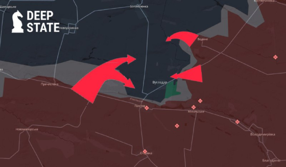 Загарбники намагаються оточити Вугледар, - DeepState (карта)