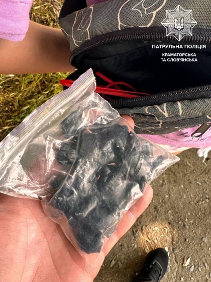 34 пакетики з ймовірними наркотичними речовинами виявили у дівчини краматорські патрульні