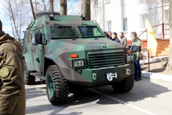 Ряды украинской бронетехники пополнились еще одной бронемашиной