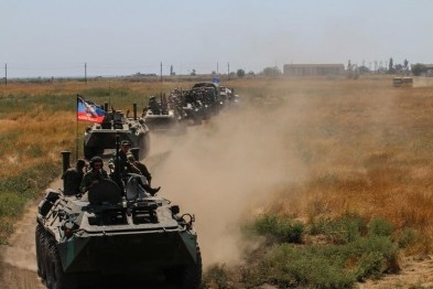 В «ДНР»и «ЛНР» прошли учения, в которых боевики отрабатывали захват районов, контролируемых Украиной